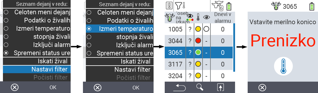 VitalControl Lists Alarmlist