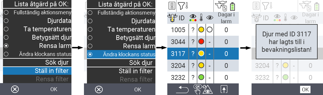 VitalControl Lists Alarmlist