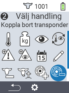 Avlänka transponder