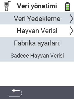 VitalControl Veri yönetimi