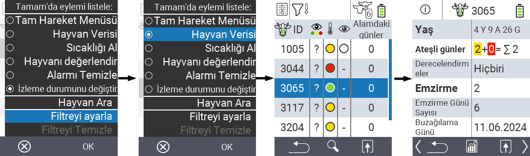 VitalControl Lists Alarmlist