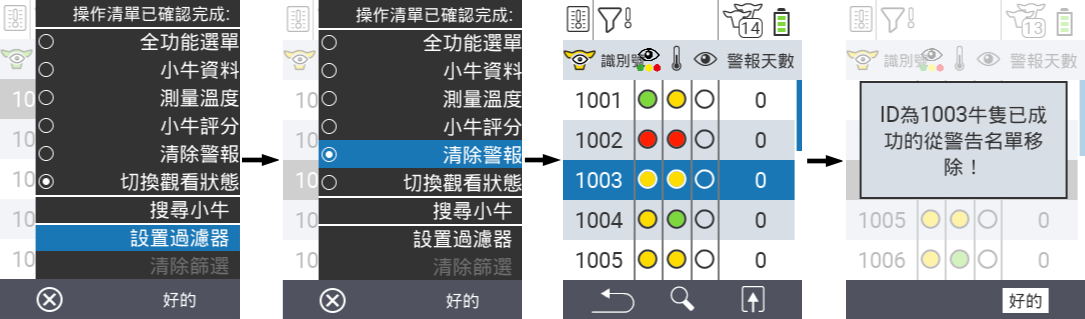 VitalControl Lists Alarmlist